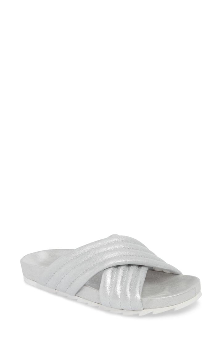 Women's Jslides Easy Slide Sandal M - Metallic