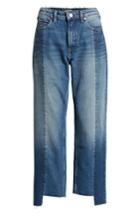 Women's Tommy Jeans High Rise Step Hem Two Tone Nonstretch Jeans X 30 - Blue