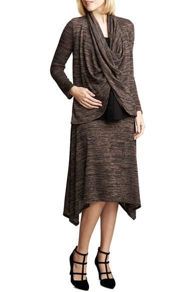 Women's Maternal America Drape Maternity/nursing Top - Pink