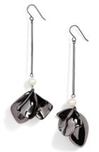 Women's Elizabeth And James Hanalei Posy Pearl Drop Earrings