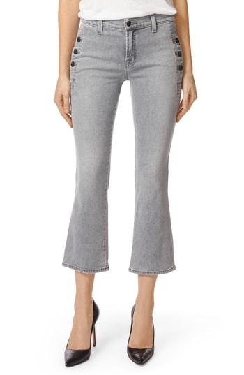 Women's J Brand Zion Crop Bootcut Jeans - Black