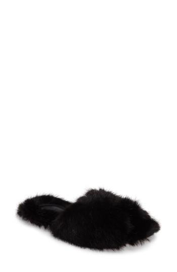 Women's Simone Rocha Faux Fur Mule Us / 38eu - Black
