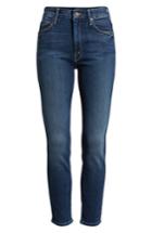 Women's Mother The Looker High Waist Crop Jeans - Blue