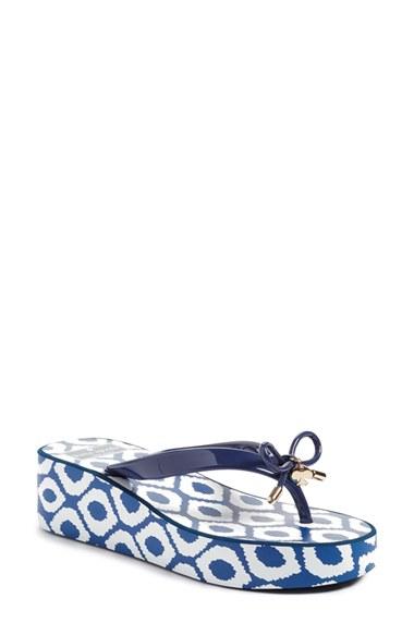 Women's Kate Spade New York Rhett Platform Flip Flop M - Blue