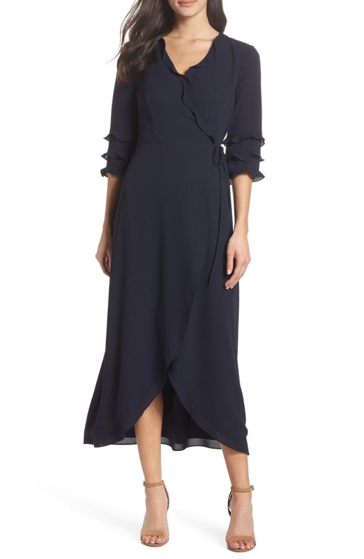 Women's Cooper St Bridgette Wrap Dress - Blue