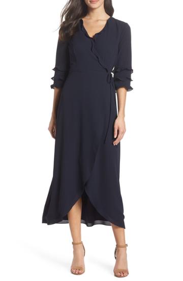 Women's Cooper St Bridgette Wrap Dress - Blue