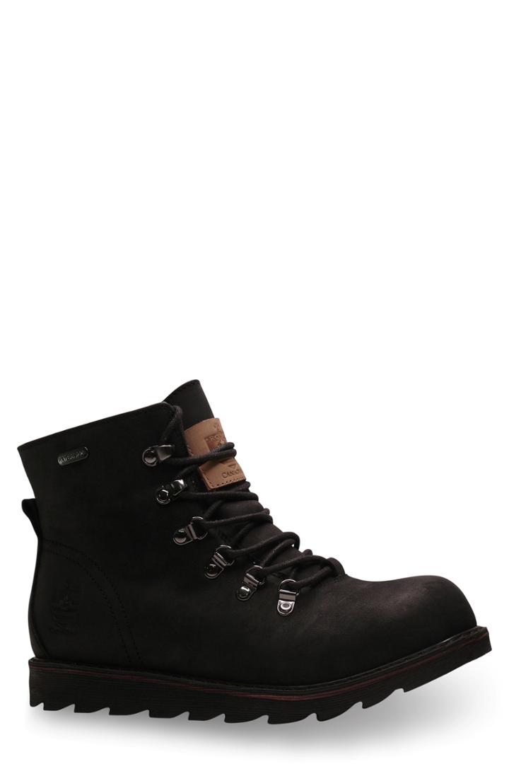 Men's Royal Canadian Caplan Waterproof Plain Toe Boot M - Black