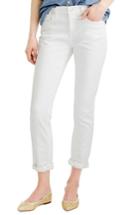 Women's J.crew Broken-in Slim Boyfriend Jeans - White