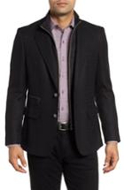 Men's Robert Graham Downhill Tailored Wool Sport Coat - Black