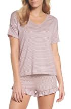 Women's Bb Dakota Wilona Back Tie Stripe Tee - Red