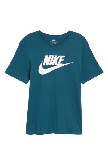 Men's Nike 'tee-futura Icon' Graphic T-shirt, Size - Blue/green