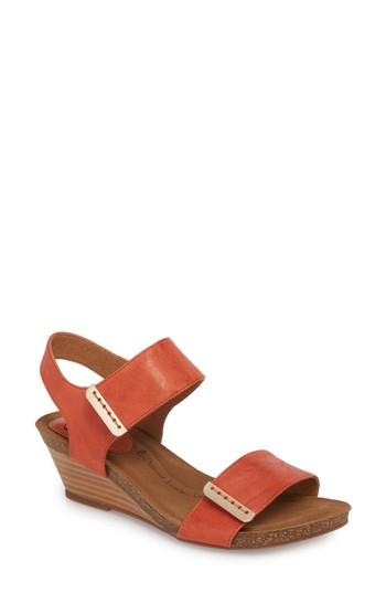 Women's Sofft Verdi Wedge Sandal M - Orange