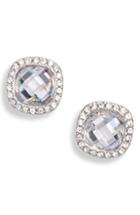Women's Nordstrom Pave Surround Square Stud Earrings