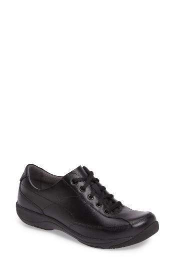 Women's Dansko Emma Lace-up Sneaker .5-12us / 42eu M - Black