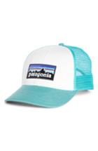 Women's Patagonia P6 Lopro Trucker Hat - White