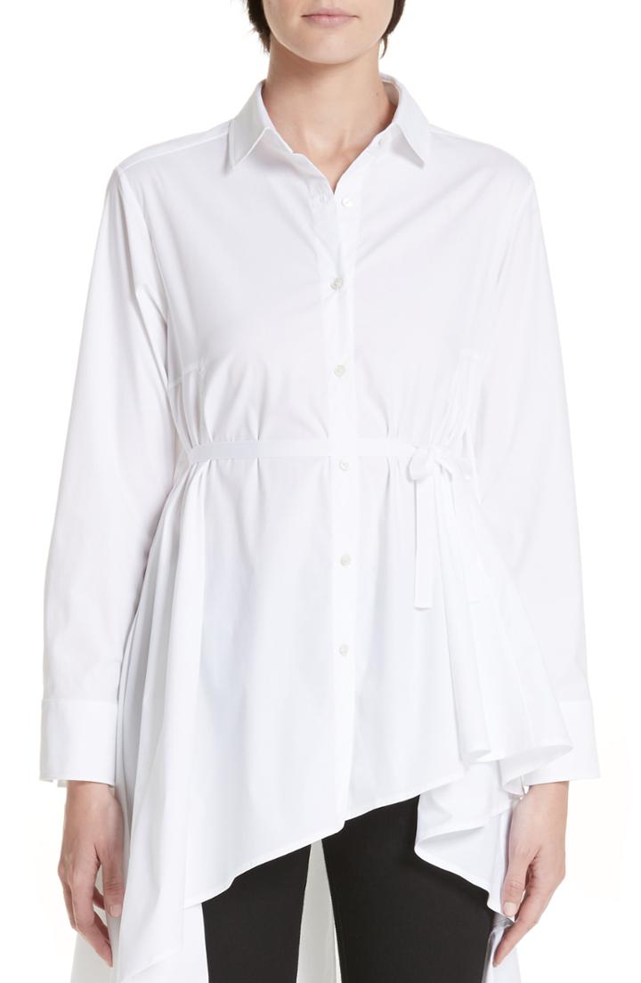 Women's Palmer/harding Long Super Shirt Us / 10 Uk - White