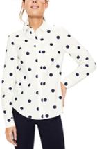 Women's Boden Modern Classic Print Shirt - Ivory