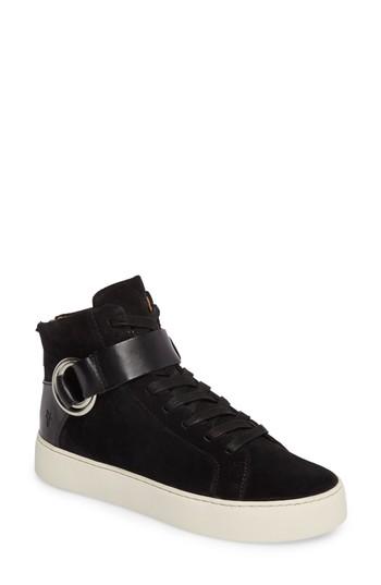 Women's Frye Lena Harness Sneaker .5 M - Black