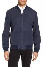 Men's Calibrate Suede Bomber Jacket - Blue