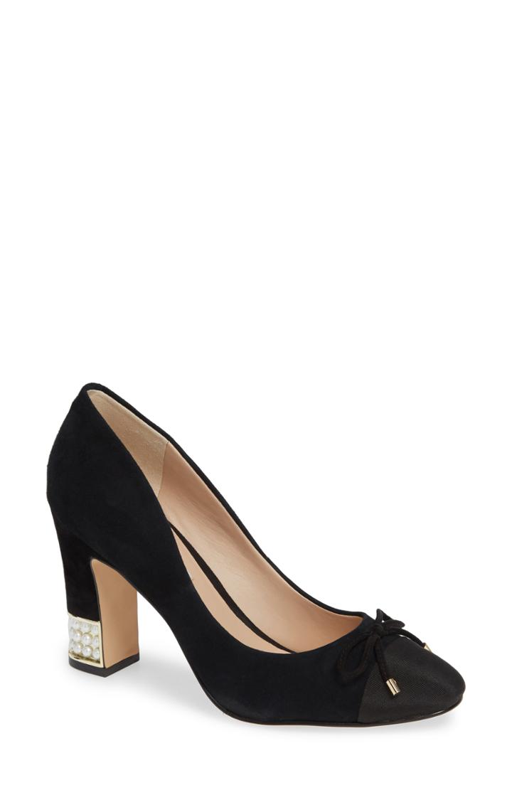 Women's Karl Lagerfeld Paris Naves Pump .5 M - Black