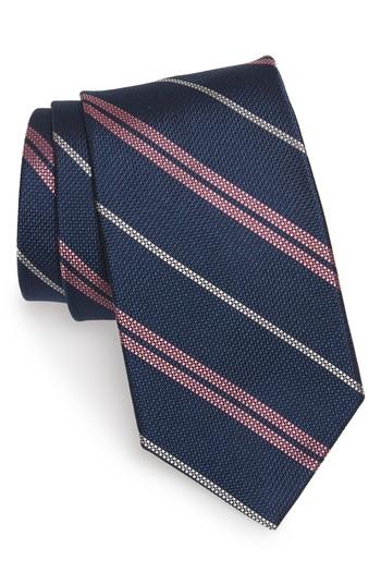 Men's Bonobos Merida Stripe Silk Tie, Size - Black
