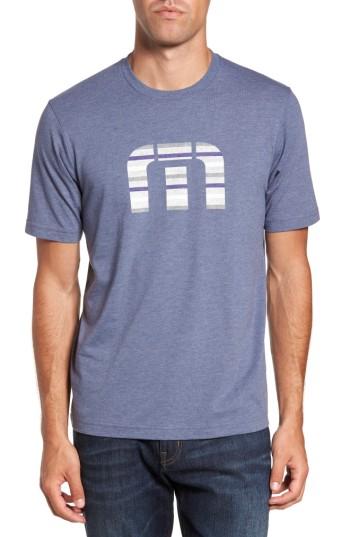 Men's Travis Mathew Miss Heather Graphic T-shirt, Size - Blue