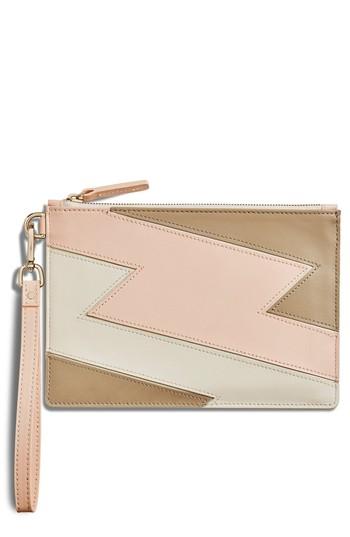 Shinola Bolt Nappa Leather Wristlet - Pink