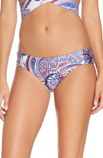 Women's Becca Avant Garde Reversible Hipster Bikini Bottoms - Purple