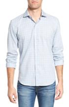 Men's Culturata Plaid Sport Shirt, Size - Blue