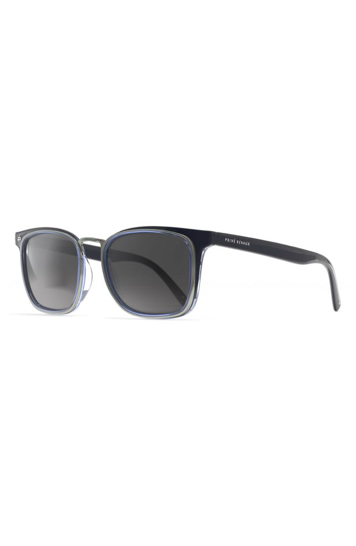 Men's Prive Revaux The O.h.i.o 52mm Polarized Sunglasses - Navy / Smoke Mirror