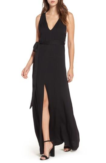 Women's Afrm Rowan Maxi Dress - Black