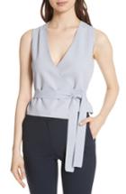 Women's Diane Von Furstenberg Wrap Vest, Size - Grey