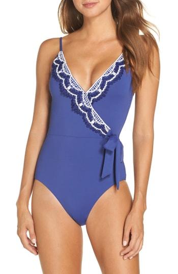 Women's Becca Delilah One-piece Swimsuit - Blue