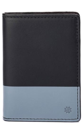 Men's Hook + Albert Leather Wallet - Grey