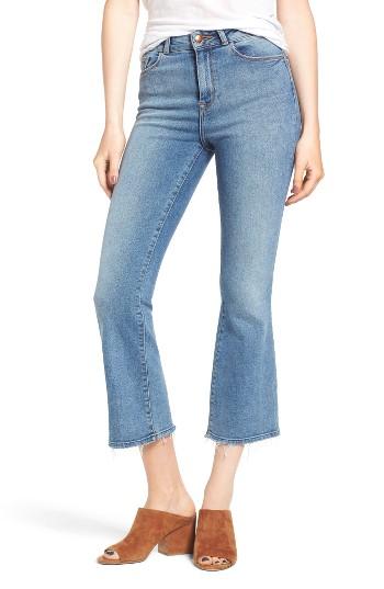 Women's Dl1961 Jackie Trimtone High Waist Crop Flare Jeans