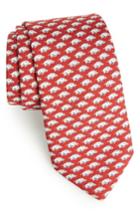 Men's Vineyard Vines University Of Arkansas Silk Tie, Size - Red