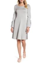 Women's Cece Bell Sleeve Sweater Dress - Grey