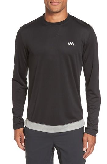 Men's Rvca Runner Mesh Long Sleeve T-shirt
