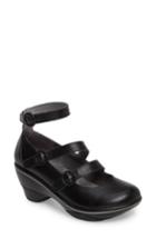 Women's Jambu Penelope Triple Strap Pump M - Black