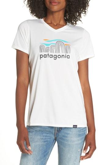 Women's Patagonia Capilene Daily Graphic Tee - White