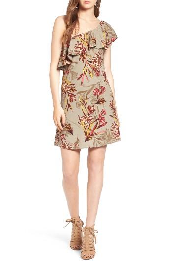 Women's Astr The Label One-shoulder Ruffle Dress