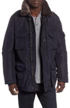 Men's Parajumpers 700 Fill Power Down Field Jacket With Faux Fur Collar