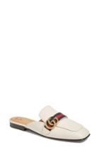 Women's Gucci Peyton Loafer Mule Us / 35eu - White