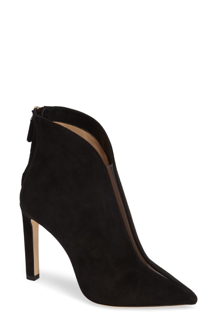Women's Jimmy Choo Bowie Pointy Toe Bootie Us / 35eu - Black