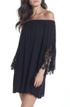 Women's Chelsea28 Off The Shoulder Cover-up Dress - Black