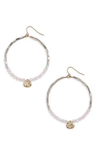 Women's Canvas Jewelry Beaded Hoops