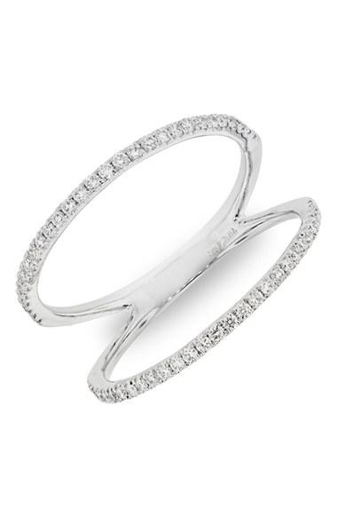 Women's Bony Levy Diamond Two Bar Ring (nordstrom Exclusive)