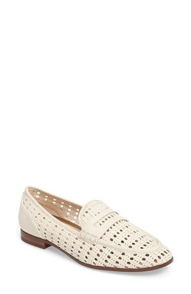 Women's Sam Edelman Leora Loafer M - Ivory