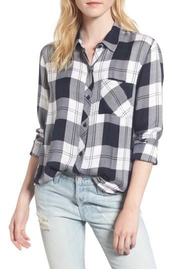 Women's Rails Hunter Plaid Shirt, Size - Purple