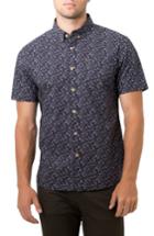 Men's 7 Diamonds Pure Luck Woven Shirt, Size - Blue
